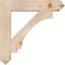 Ekena Millwork Imperial Arts and Crafts Smooth Bracket w/ Offset Brace, Douglas Fir, 7 1/2"W x 34"D x 34"H BKT0806X34X34IMP03SDF - alternate 2